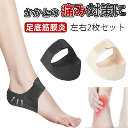 かかとサポーター 踵サポーター 足底筋膜炎 かかとが痛い 踵 足底腱膜炎 仕事 ウォーキング 通勤 剣道 捻挫 簡単装着 衝撃吸収 かかと保護 痛み緩和 1足用 2枚セット S/L 送料無料